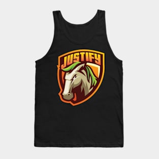 Justify Racehorse Tank Top